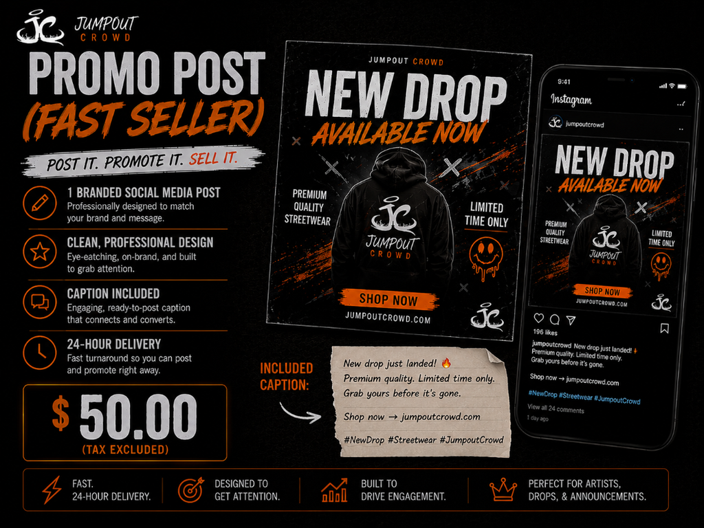 Promo Post (Fast Seller)