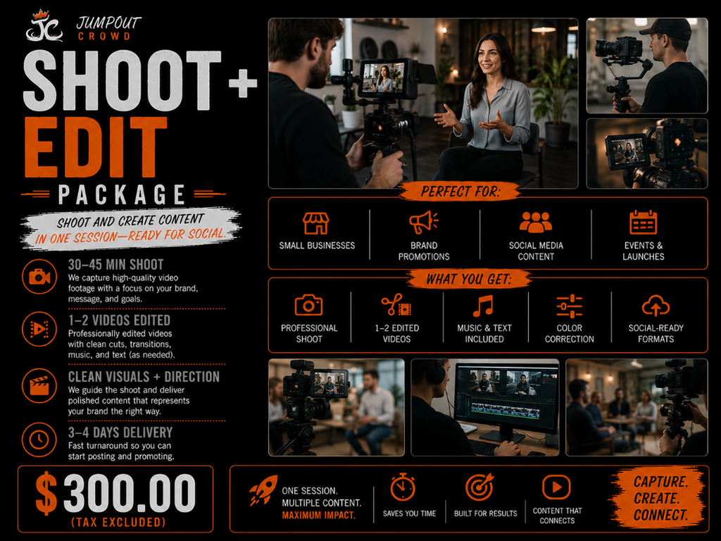 Shoot + Edit Package