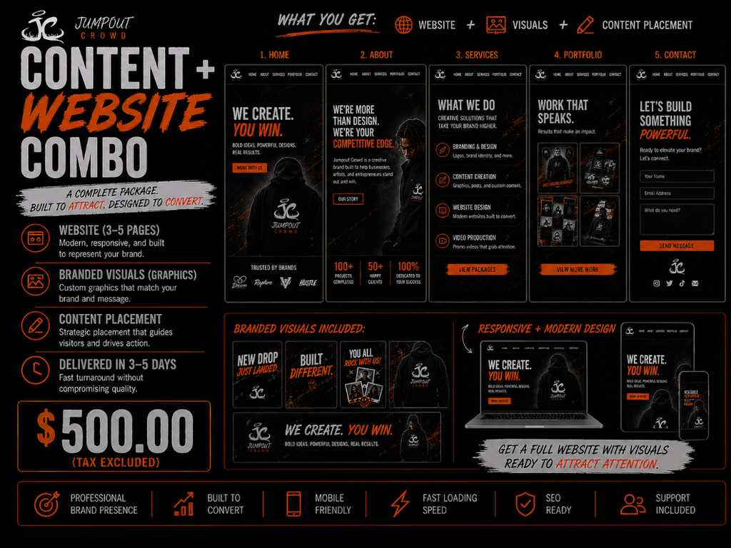Content + Website Combo