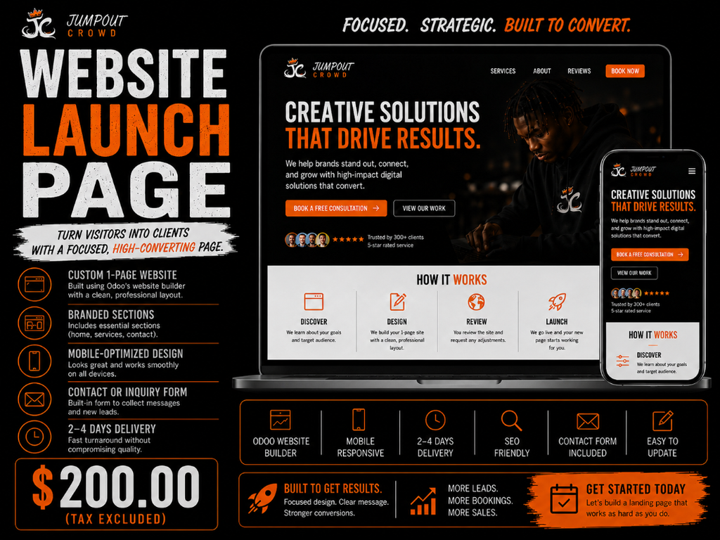 Website Launch Page