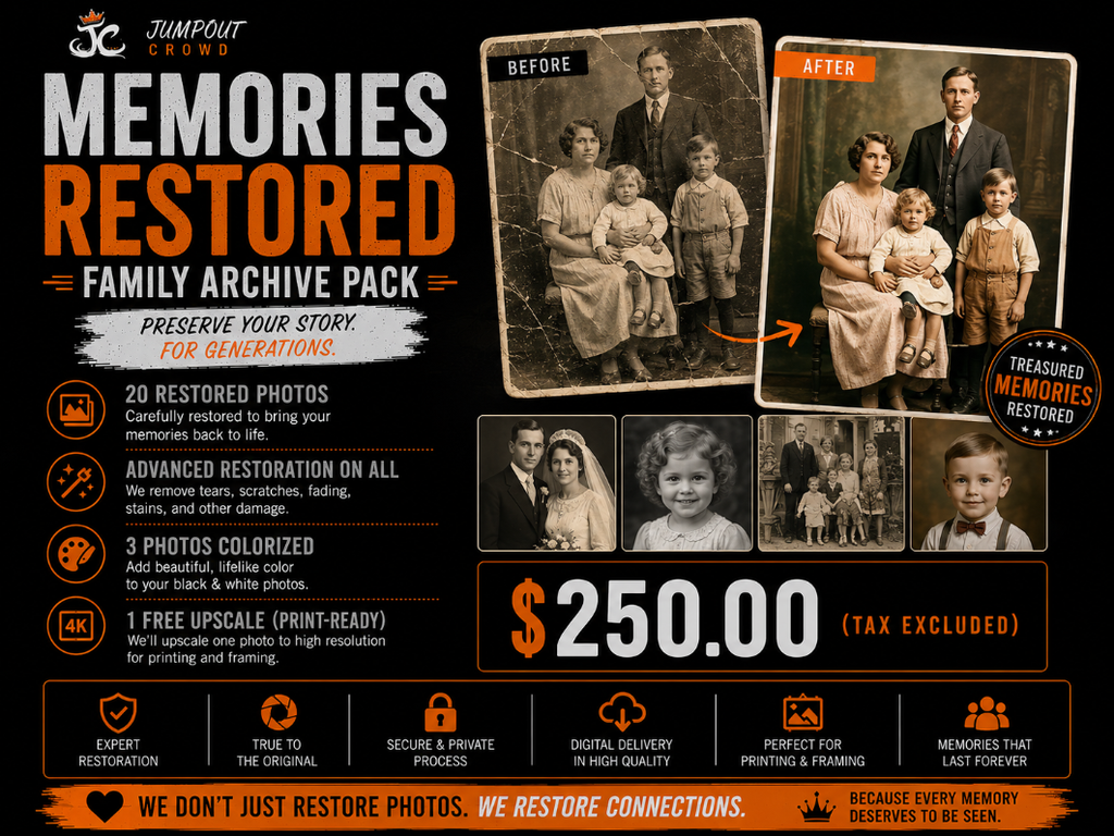 Memories Restored Family Archive Pack